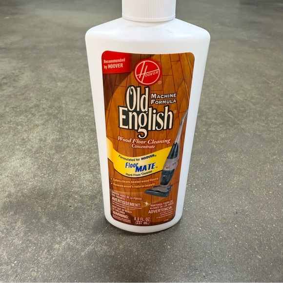 NOS Hoover Old English FloorMate Wood Floor Cleaner Machine Formula 8 oz - Picture 3 of 5